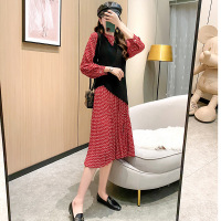 权小威 雪纺连衣裙女背心马甲两件套装裙2022秋季新款热榜每日穿搭合集