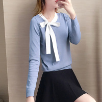 权小威 2022新款春装潮冰丝针织衫女薄款打底毛衣洋气淑女很仙的上衣