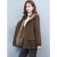 权小威 2022新款棉服派克服女冬装高级感棉衣中老年妈妈棉袄显瘦外套