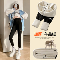 权小威 外穿鲨鱼裤女秋冬高腰腰紧身收腹提臀瑜伽裤加绒加厚打底裤芭比裤