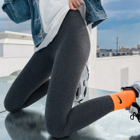 权小威 薄款莫代尔九分打底裤女高腰外穿加肥加大码秋裤小脚长裤