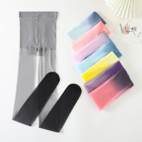 权小威 欲性感薄款渐变色丝袜女防勾显瘦美腿空姐黑丝渐变袜