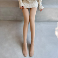 权小威 抗起球高密锦纶光腿袜 秋冬加绒加厚水光袜 女式打底裤保暖连裤袜