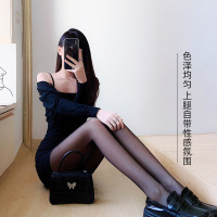 权小威 黑丝0D薄丝袜女薄款透明隐形无痕脚尖欲性感连裤袜防勾丝袜