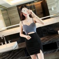 权小威 夜场女装性感低胸露背包臀女短裙 夜酒吧深v露胸紧身吊带连衣裙