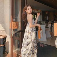 权小威 法式提花连衣裙女2023名媛气质设计感小众吊带裙子