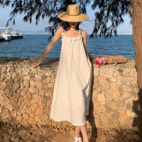 权小威 飞袖荷叶边吊带裙纯欲风气质女裙夏季2023新款吊带裙子