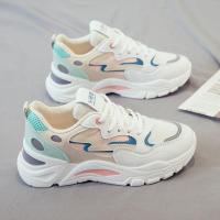 权小威 2023春季新款小白鞋女学生百搭运动鞋老爹鞋泫雅潮鞋冬季