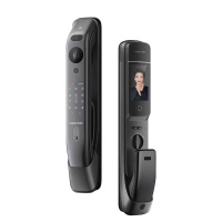 凯迪仕智能锁K20-Pro Max V2版本 3D人脸识别高清室内显示屏可夜视猫眼锁家用防盗门电子门锁指纹锁