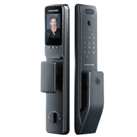 凯迪仕智能锁 Q3FVP 指纹锁室内高清显示屏家用防盗门电子锁