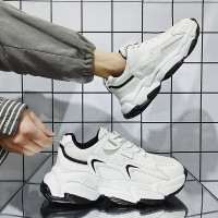 述雅鞋子男夏季2021年新款潮流百搭板鞋休闲运动老爹鞋男韩版透气潮鞋