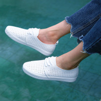 述雅新款镂空透气小白鞋女鞋百搭休闲白鞋子2021年春夏季薄款板鞋