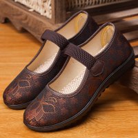 述雅妈妈鞋舒适老年人鞋老北京布鞋女鞋奶奶鞋软底老太太鞋