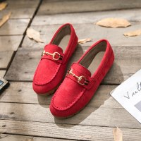 述雅沐琹牛筋底豆豆鞋春季女2021新款秋冬加绒平底毛毛单鞋一脚蹬社会女鞋