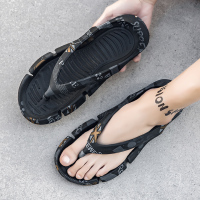 述雅人字拖男2022春季新款男士户外休闲大码拖鞋外穿越南沙滩凉鞋