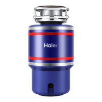 海尔家用厨房食物垃圾处理器下水道垃圾厨余粉碎机无线开关可接洗碗机升级尊享款LD-EWB