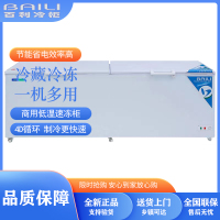 百利(BAILI)BC/BD-1020冰柜 商用卧式冷柜冷藏冷冻大容量冰柜 顶盖门保鲜柜低温-25度海鲜冻肉急冻柜