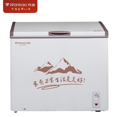万宝(Wanbao)BC/BD-198 冷柜冷藏冷冻转换冰柜 家用商用节能单温快速制冷顶开门卧式减霜冰柜冰箱