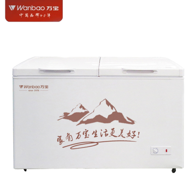 万宝(Wanbao)BC/BD-418PBT 商用冷柜冷藏冷冻转换冰柜 419升节能快速制冷顶开门卧式冰柜冰箱 超大容量