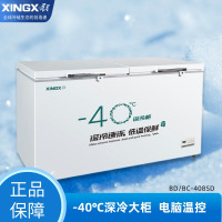 星星(XINGX)BD/BC-408SD 商用冰柜大容量冷柜卧式顶盖门冷藏冷冻转换柜超市生鲜柜零下40度深冷急冻雪柜