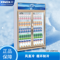 星星(XINGX)LGC-1250FSA2立式展示柜商用1018升双门大容量全冷藏啤酒饮料陈列柜 便利店超市水果鲜花保鲜