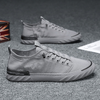 苏芈夏季老北京布鞋男透气冰丝帆布春秋懒人一脚蹬潮鞋超轻散步开车鞋