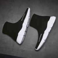 苏芈2021新款春季潮流网红马丁靴高帮潮鞋袜子口男鞋百搭潮牌ins夏季