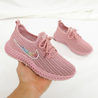 苏芈网鞋女透气网面夏季镂空网眼老北京布鞋运动休闲百搭妈妈平底单鞋