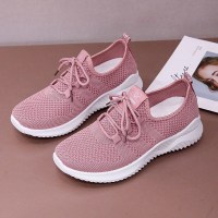 苏芈飞织运动鞋女韩版休闲鞋2021春季女鞋夏季网面女士网鞋透气跑步鞋