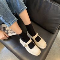 苏芈厚底乐福单鞋女鞋子2021春夏季新款玛丽珍日系JK法式平底鞋豆豆鞋