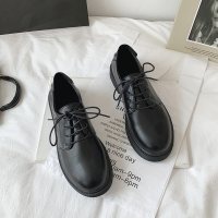 苏芈小皮鞋女英伦2021春季新款韩版学院风平底单鞋学生日系jk制服鞋子