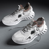 苏芈夏季透气薄款单层网面休闲鞋子男夏天男生潮流百搭飞织网鞋