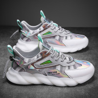 苏芈透气薄款网面拼接夏季潮流休闲鞋子男夏天男生百搭运动板鞋潮鞋