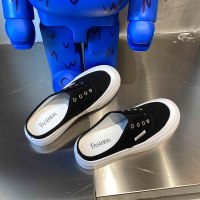 苏芈帆布鞋女夏季薄款2021年新款ins街拍潮鞋一脚蹬女鞋子少女拖