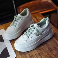 苏芈小白鞋女2022新款夏季薄款内增高厚底老爹白鞋学生百搭板鞋女