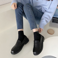 苏芈英伦小皮鞋女一脚蹬乐福鞋2022春季新款复古法式玛丽珍鞋通勤女鞋