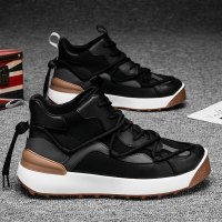 苏芈冬季男鞋新款潮流休闲运动鞋耐磨日常款工装户外工作保暖棉鞋