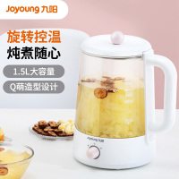 九阳(Joyoung)养生壶办公室小型全自动加厚玻璃养身花茶壶家用多功能煮茶器K15D-WY120 白色