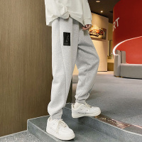 秋冬新款运动长裤休闲卫裤宽松束脚收口长裤子时尚休闲裤男装裤子 HOUQIYE