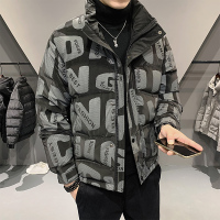 羽绒服男宽松2022冬季新款韩版潮流帅气加厚青年学生保暖羽绒棉服外套HOUQIYE