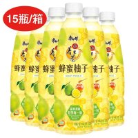 康师傅 轻养果荟 蜂蜜柚子500ml*15瓶 箱装 果味饮品