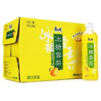 康师傅 冰糖雪梨500ml*15瓶 箱装 果味果汁饮品(新老包装随机发货)