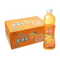 康师傅果汁饮料鲜果橙450ml/500m橙汁*15瓶