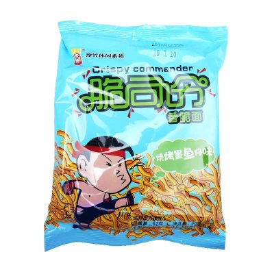 脆司令香脆面62g烧烤墨鱼仔味*40袋