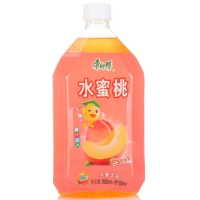 康师傅水蜜桃水果饮品1L水蜜桃汁*8瓶