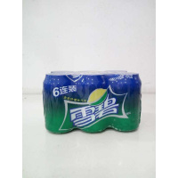Coca-Cola/可口可乐雪碧罐装330ml柠檬味*6罐