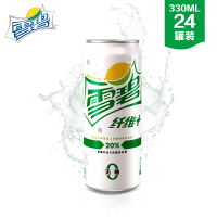 雪碧 Sprite 饮料 雪碧纤维+ 柠檬味 零卡零糖 汽水 碳酸饮料 330ml*24罐 整箱装 可口可乐公司出品