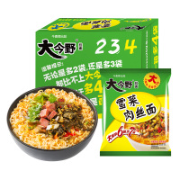 今麦郎大今野拉面雪菜肉丝口味整箱24袋袋装泡面