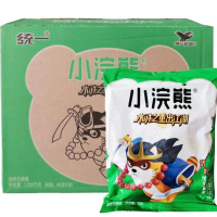 统一小浣熊干脆面(新老包装随机发货)40g/46g宝岛烤肠哥味*30袋