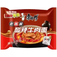 康师傅酸辣牛肉袋面111g酸辣牛肉味*25袋